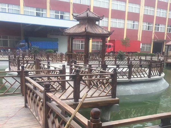 護欄、棧道、古木橋
